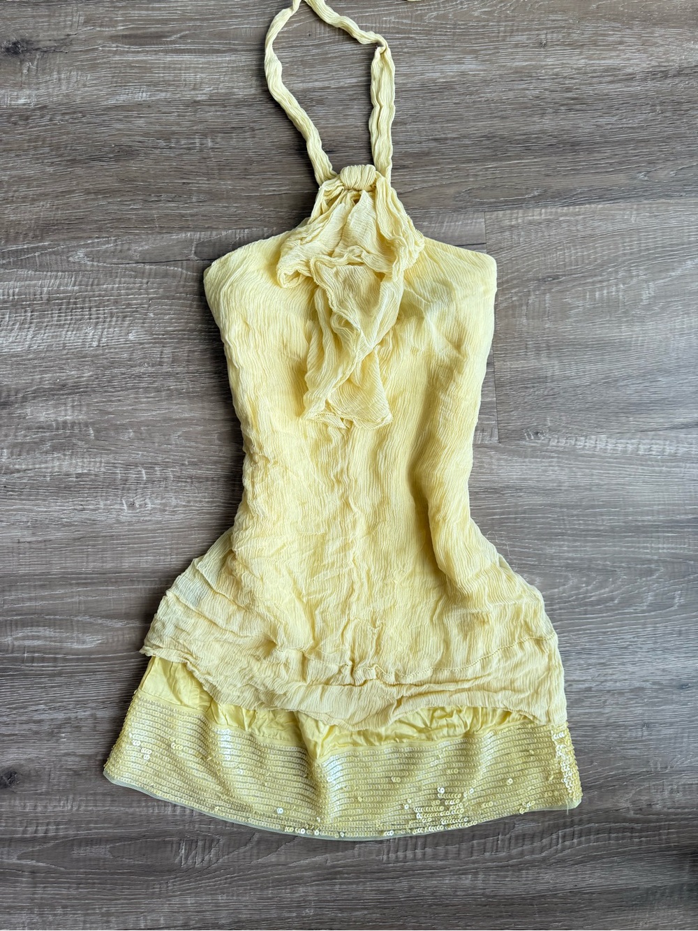 BCBG MAXAZRIA silk halter dress